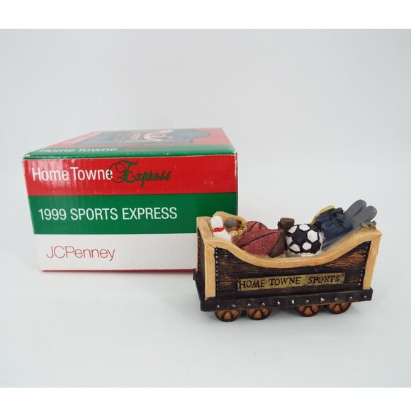 Home Towne Express 1999 JC Penney Sports Express Train Car Week 44 with Box - Picture 2 of 8